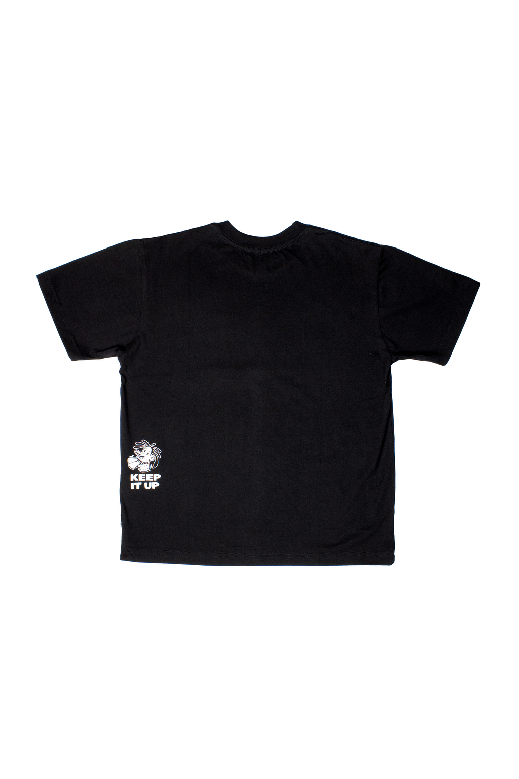 Black Halftone Script T-Shirt